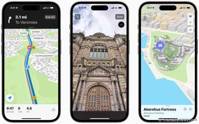 Apple launches a brand new Maps for Finland, Norway, and Sweden