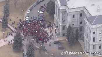 East High School students walk out after classmate's death