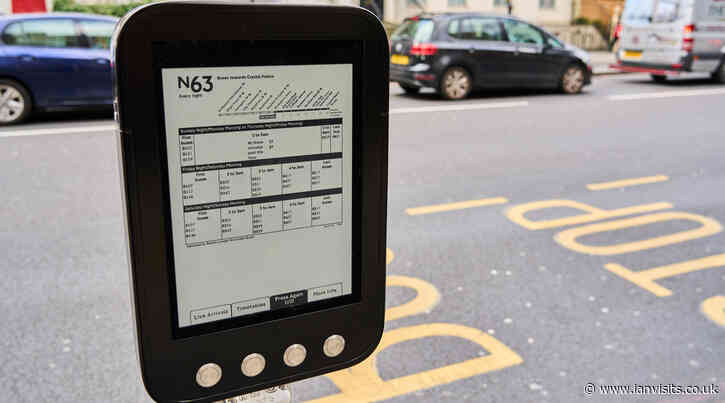 New displays to make bus times easier to find