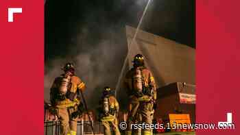 Virginia Beach Amphitheater catches on fire, no one hurt