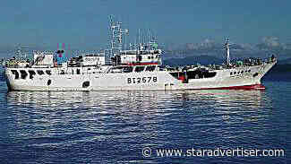 Taiwanese fishing vessel rescues  crew of sinking Honolulu longliner