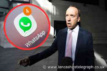 Matt Hancock's WhatsApp texts reveal reaction to kissing scandal