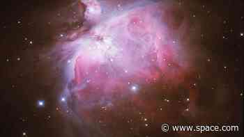 Wonder at the colorful Orion nebula in the southwestern sky throughout March