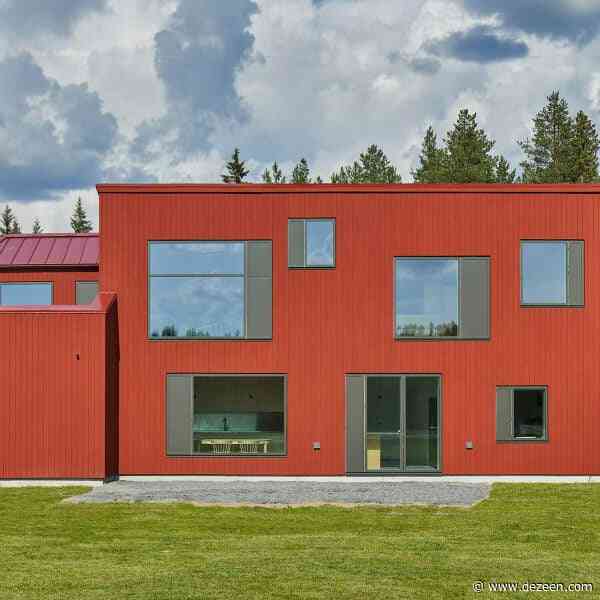 Claesson Koivisto Rune creates red-painted house in northern Sweden