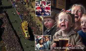 This is what MidJourney AI thinks the coronation of King Charles will look like on May 6