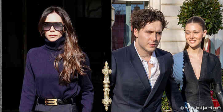 Victoria Beckham Gets Son Brooklyn & Daughter-in-Law Nicola Peltz's Support at Paris Fashion Show