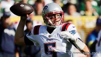 Sources: Patriots tell QB Hoyer he's being cut