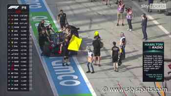 'Come on guys' | Hamilton unable to practise race start