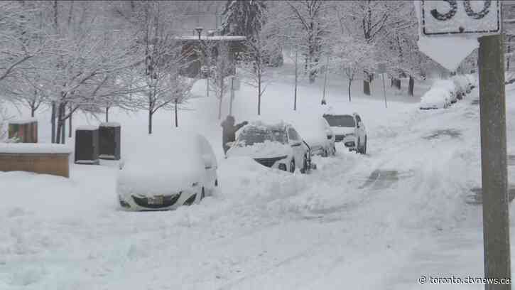 'Half a winter’s worth of snow': Ontario digs out after winter storm with thundersnow