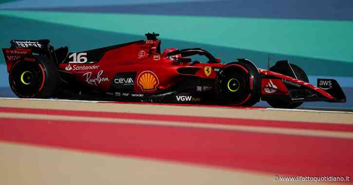 F1, Gp Bahrain: partono le prime qualifiche e la Ferrari di Leclerc già perde dei pezzi