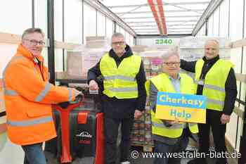 Bielefeld: Hilfsgütertransport startet ins ukrainische Cherkasy