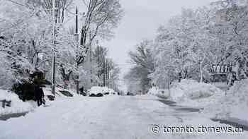Toronto declares 'major snowstorm condition' as Ontario digs out after storm