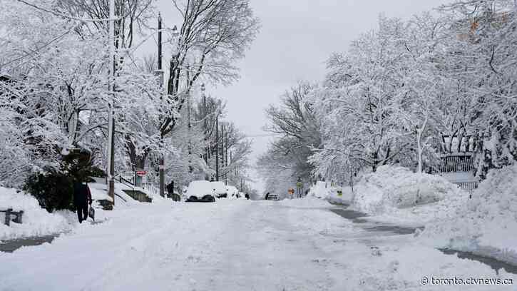 Toronto declares 'major snowstorm condition' as Ontario digs out after storm