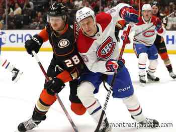Canadiens show again they don't give up, but fall 3-2 to Ducks