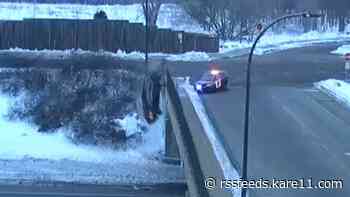 Car flies off bridge during pursuit on I-94 in Minneapolis