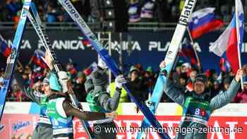 Keine Medaille für deutsche Skispringer bei Slowenen-Show