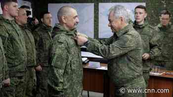 Russia's Defense Minister Sergei Shoigu makes rare visit to frontline troops
