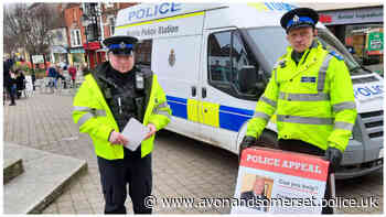 Police speak to people on streets in Glastonbury as murder investigation continues