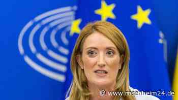 EU-Parlamentspräsidentin: Kampfjets ernsthaft erwägen