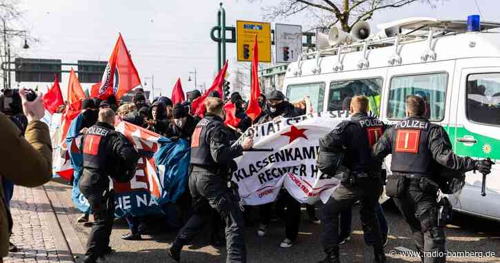 Fünf Verletzte bei Demonstration gegen AfD-Parteitag