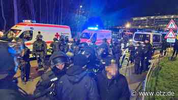 Angriff auf Polizei und Ordner: Beamte setzen nach Thüringen-Derby Pfefferspray ein