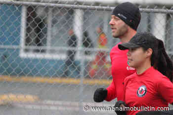 Wounded Warriors running down the Island, asking for support for their programs