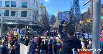 Protests continue in Calgary over transgender change rooms and drag events