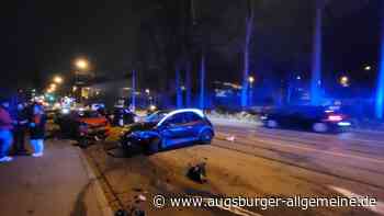 Autorennen? Überholmanöver am Curt-Frenzel-Stadion endet mit Unfall