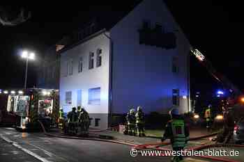 Ein Verletzter bei Dachstuhlbrand in Bad Salzuflen
