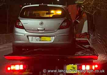 Abandoned car with no insurance in Hapton seized by police