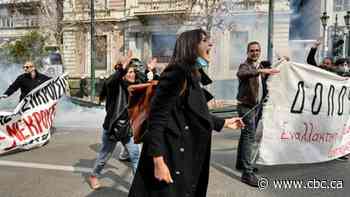 Thousands protest in Athens after Greece's deadly train collision