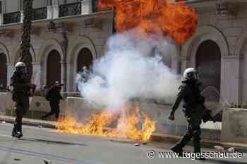 Athen: Erneut Ausschreitungen nach Protesten wegen Zugunglück