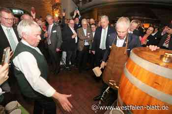 Maibock-Anstich in der Barre-Brauerei in Lübbecke