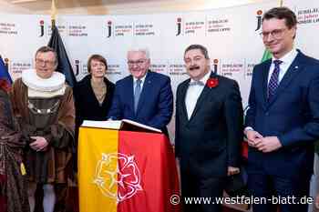 900 Jahre Lippe: Bundespräsident Steinmeier in Detmold