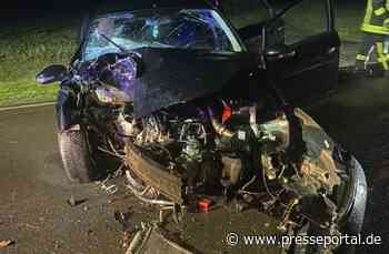 POL-STD: 30-jährige Autofahrerin bei Unfall zwischen Ahrenswohlde und Wangersen schwer verletzt