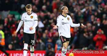 Newcastle supporters react to Manchester United thrashing at Liverpool following cup final defeat