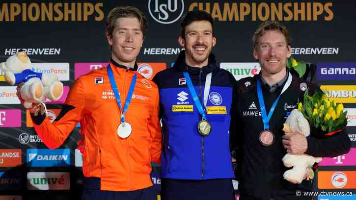 Canada's Bloemen takes home bronze medal at speedskating worlds
