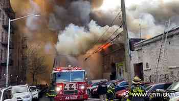 E-bike lithium battery investigated as cause of 5-alarm Bronx blaze, fire department says