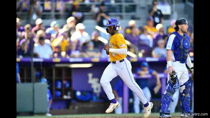 No 1. LSU baseball wins game 3 vs Central Connecticut State 13-0 in 7 innings