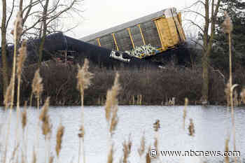 No hazardous material on board 28 cars of Norfolk Southern train derailed in Ohio
