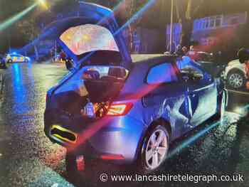 Burnley: Man charged after police find overturned vehicle