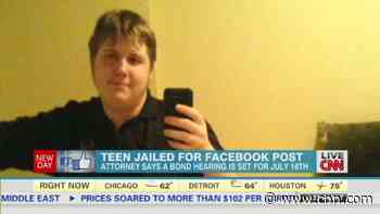 Teen in jail for 'sarcastic' Facebook threat