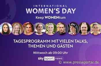 Der Frauensport im Fokus auf Sky Sport News zum Weltfrauentag am Mittwoch
