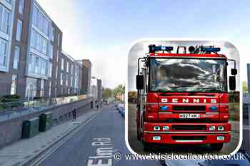 Man treated for smoke inhalation following Wembley fire