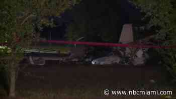 2 Dead After Small Plane Crashes in Palm Beach County