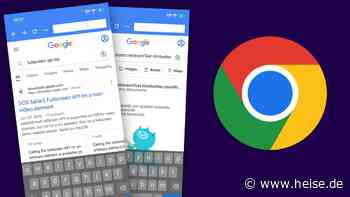 Blink für iOS: So sehen Googles erste Gehversuche mit der  Browser-Engine aus