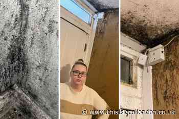 Mum fears for health of children in Hoxton black mould flat
