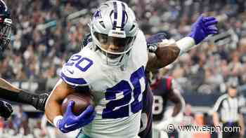 2023 NFL franchise tag tracker: Cowboys tag Tony Pollard after breakout season