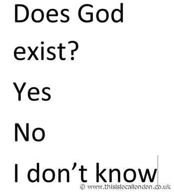Does God exist atheist perspective Tahnee Reddy Newstead wood school