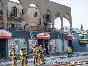 Three taken to hospital following blaze at north-central Edmonton apartment